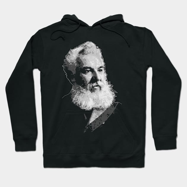 Alexander Graham Bell Hoodie by Nerd_art